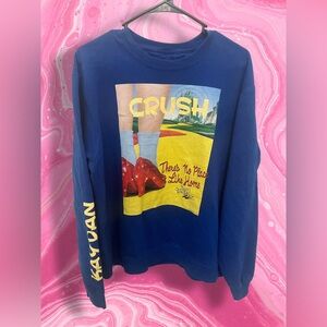 CRUSH Wizard of Oz Graphic Blue Sweatshirt‎ Long Sleeve
